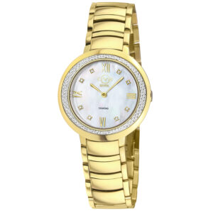 gv2 by gevril amalfi quartz diamond ladies watch 14102b