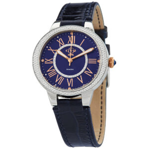 gv2 by gevril astor ii blue dial ladies watch 9149 l5