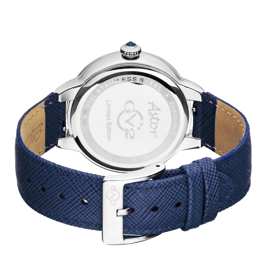 gv2 by gevril astor quartz diamond blue dial ladies watch 9111 gv2 by gevril astor quartz diamond blue dial ladies watch 9111