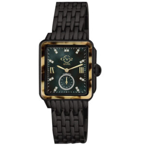 gv2 by gevril bari tortoise diamond mother of pearl dial ladies watch 9243b