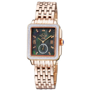 gv2 by gevril bari tortoise mother of pearl dial ladies watch 9250b