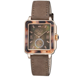 gv2 by gevril bari tortoise quartz ladies watch 9249.5