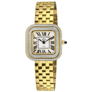 gv2 by gevril bellagio quartz white dial ladies watch 12132b