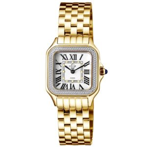 gv2 by gevril milan diamond quartz white dial ladies watch 12112b