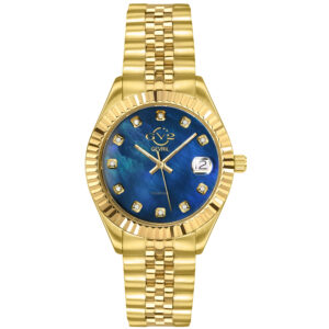 gv2 by gevril naples diamond mother of pearl dial ladies watch 12410