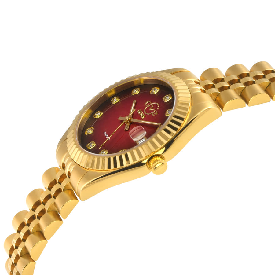 gv2 by gevril naples quartz diamond red dial ladies watch 12411 gv2 by gevril naples quartz diamond red dial ladies watch 12411
