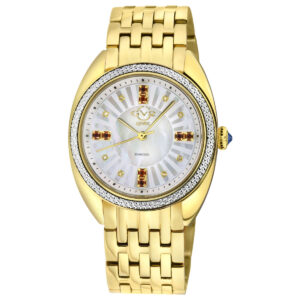 gv2 by gevril palermo quartz diamond ladies watch 13102b