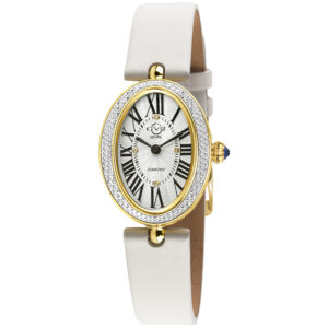 gv2 by gevril piazza navona quartz white dial ladies watch 14811.2