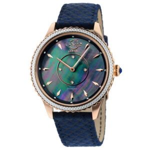 gv2 by gevril siena quartz diamond mother of pearl dial ladies watch 11705 425.e