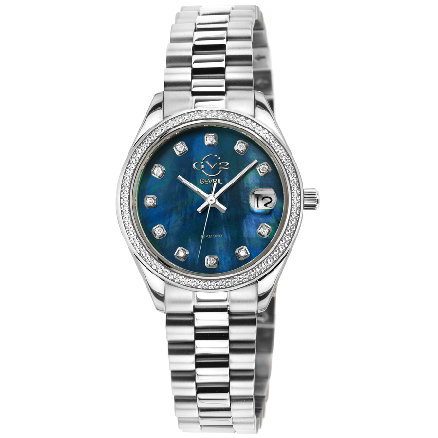 gv2 by gevril turin diamond mother of pearl dial ladies watch 12429b gv2 by gevril turin diamond mother of pearl dial ladies watch 12429b