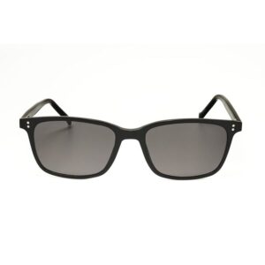 hackett men's black rectangular sunglasses hebs182