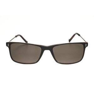 hackett men's black rectangular sunglasses hebs263 039 4