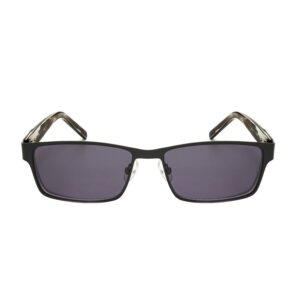 hackett men's black rectangular sunglasses heks1091