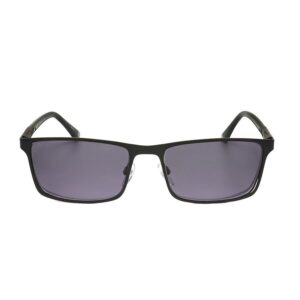 hackett men's black rectangular sunglasses heks1213 002 1