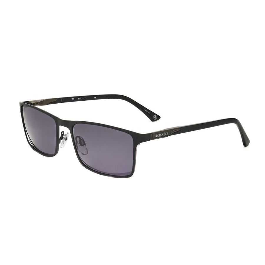 hackett men's black rectangular sunglasses heks1213 002 1 hackett men's black rectangular sunglasses heks1213 002 1