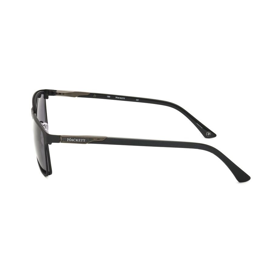 hackett men's black rectangular sunglasses heks1213 002 1 hackett men's black rectangular sunglasses heks1213 002 1