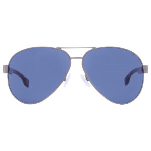 hugo boss blue pilot men's sunglasses boss 1560/o/s 06lb/ku 63