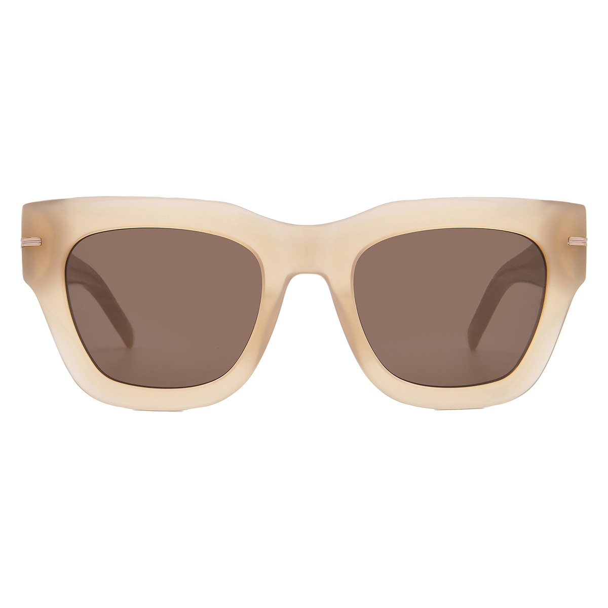 hugo boss brown square ladies sunglasses boss 1520/s 010a/70 51 hugo boss brown square ladies sunglasses boss 1520/s 010a/70 51