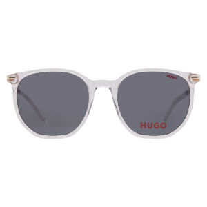 hugo boss grey square ladies sunglasses hg 1212/s 0kb7/ir 54