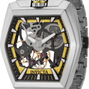 invicta akula yellow and black dial men's watch 44012