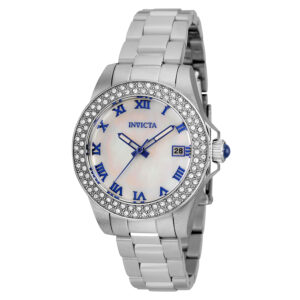 invicta angel mother of pearl dial ladies watch 36069