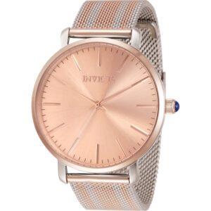 invicta angel quartz rose gold dial ladies watch 33937