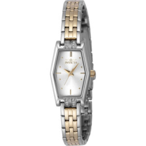 invicta angel quartz silver dial ladies watch 48132