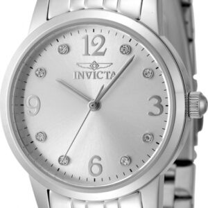 invicta angel quartz silver dial ladies watch 48255