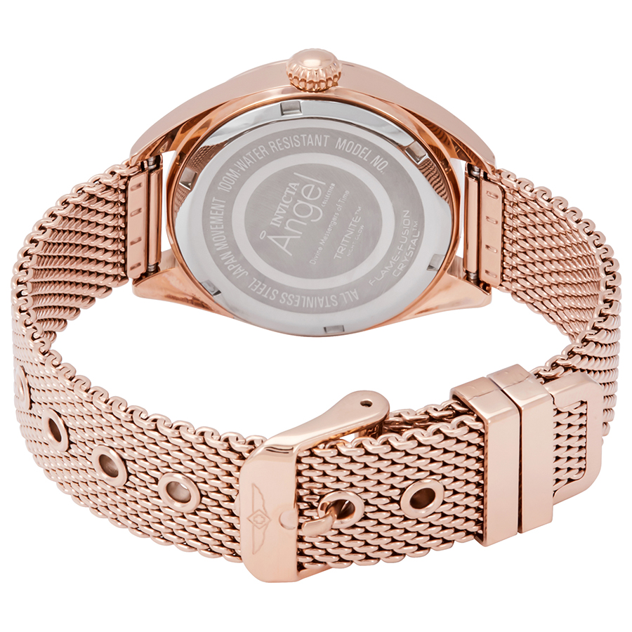 invicta angel rose gold dial ladies watch 27454 invicta angel rose gold dial ladies watch 27454