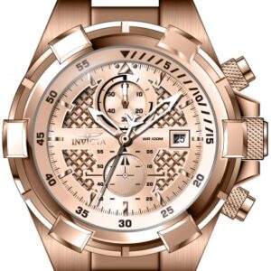 invicta aviator chronograph rose gold dial men's watch 28128