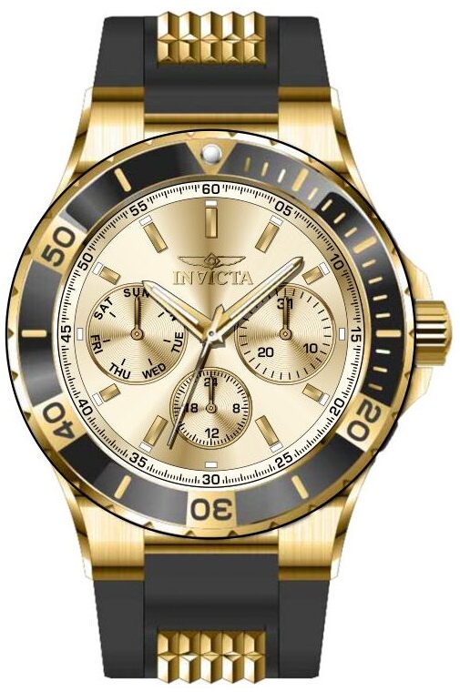 invicta aviator quartz gold dial ladies watch 49892 invicta aviator quartz gold dial ladies watch 49892