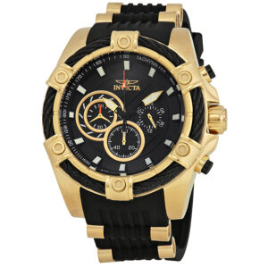 invicta bolt chronograph black dial men's watch 26818