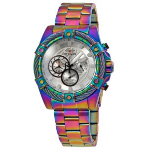 invicta bolt chronograph white dial men's watch 25520
