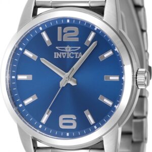 invicta celestial quartz blue dial men's watch 48490