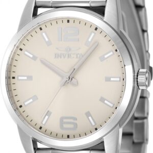 invicta celestial quartz ivory dial men's watch 48492