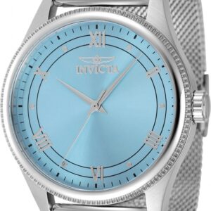 invicta celestial quartz light blue dial men's watch 48483