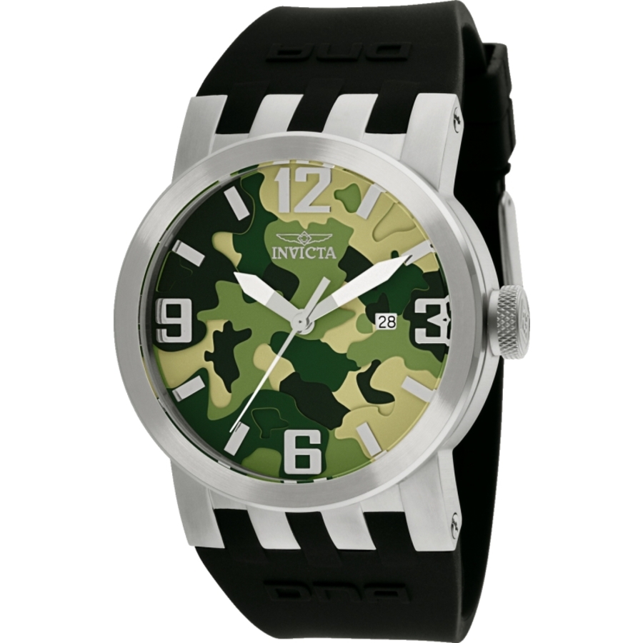 invicta dna quartz date green dial men's watch 10453 invicta dna quartz date green dial men's watch 10453