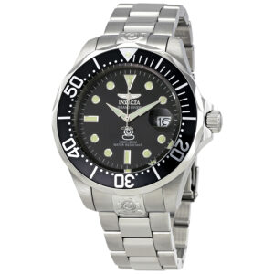 invicta pro diver grand diver automatic black dial men's watch 3044