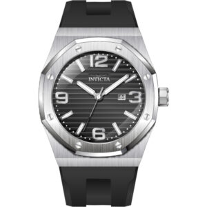 invicta huracan quartz black dial men's watch 45772