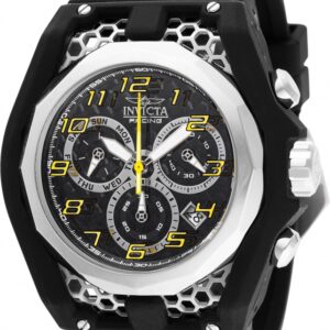 invicta invicta racing chronograph quartz black dial men's watch 47207