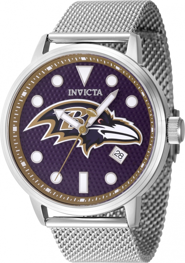 invicta nfl baltimore ravens quartz blue dial men's watch 47976 invicta nfl baltimore ravens quartz blue dial men's watch 47976