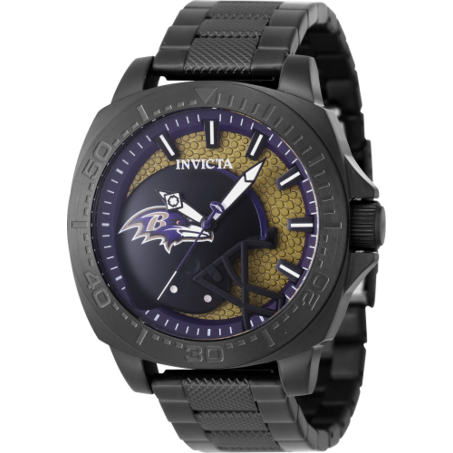 invicta nfl baltimore ravens quartz men's watch 47875 invicta nfl baltimore ravens quartz men's watch 47875