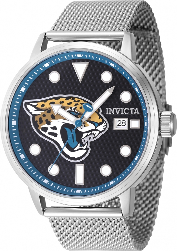 invicta nfl jacksonville jaguars quartz black dial men's watch 47993 invicta nfl jacksonville jaguars quartz black dial men's watch 47993