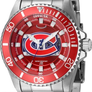 invicta nhl montreal canadiens quartz ladies watch 42229