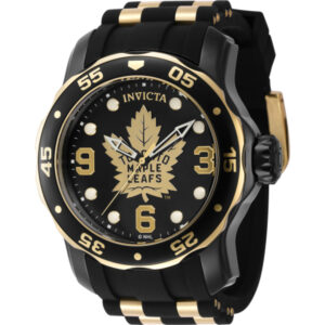 invicta nhl toronto maple leafs quartz men's watch 42326