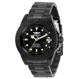 invicta pro diver automatic black dial men's watch 33052