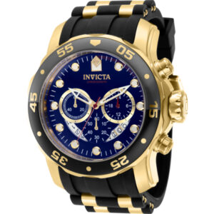 invicta pro diver chronograph quartz blue dial men's watch 37229