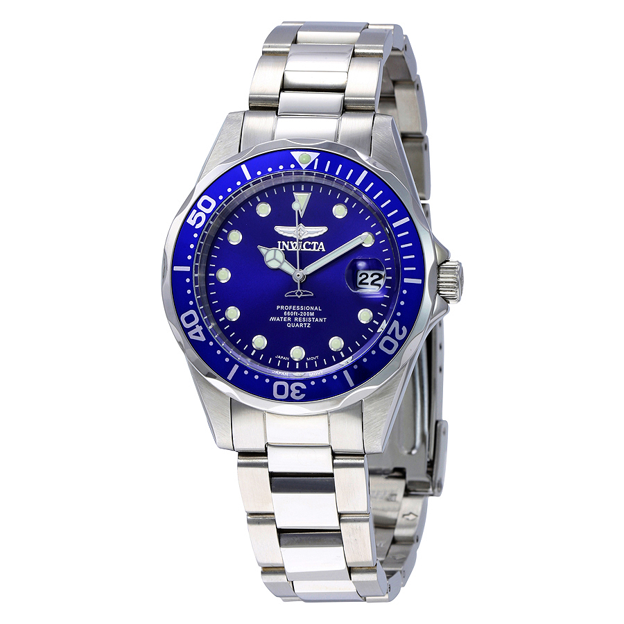 invicta pro diver blue dial stainless steel men's watch 17048 invicta pro diver blue dial stainless steel men's watch 17048