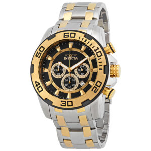 invicta pro diver chronograph black dial men's watch 22322