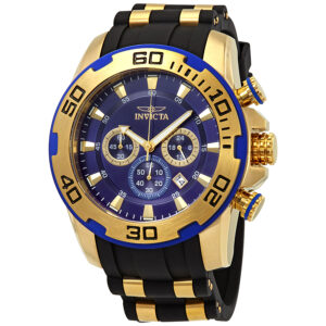 invicta pro diver chronograph blue dial men's watch 22313